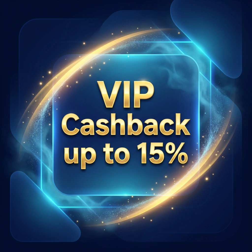 VIP Cashback up to 15%